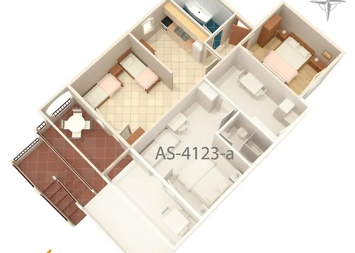 By The Sea Mandre, Pag - 4123 Appartement